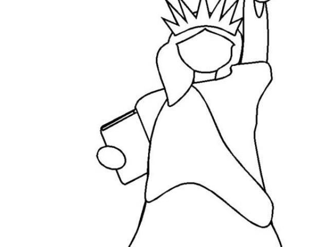 640x480 Huge Collection Of 'cartoon Drawing Of The Statue Of Liberty - Cartoon Drawing Of The Statue Of Liberty