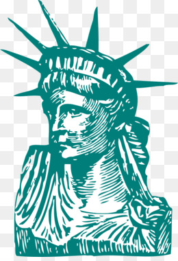 260x380 Statue Of Liberty Drawing Cartoon Clip Art - Cartoon Drawing Of The Statue Of Liberty
