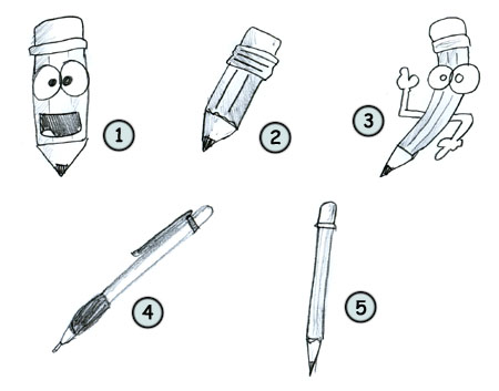 450x353 How To Draw A Pencil - Cartoon Drawing Pencil