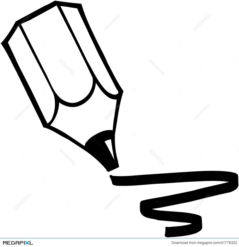 800x826 Pencil Drawing Cartoon Vector Clipart Illustration - Cartoon Drawing Pencil