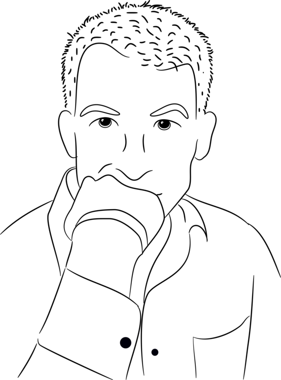 554x750 Drawing Person Cartoon Silhouette Line Art Cc0 - Cartoon Drawing Person