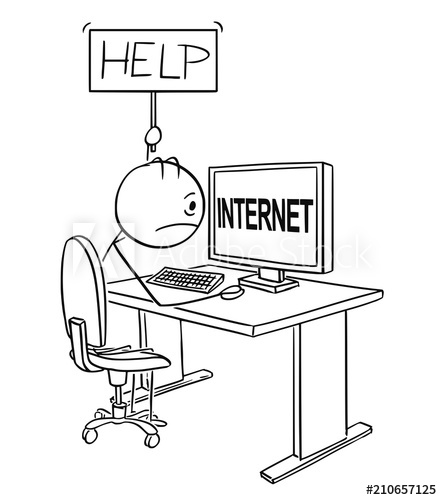 442x500 Cartoon Stick Drawing Conceptual Illustration Of Man - Cartoon Drawing Person