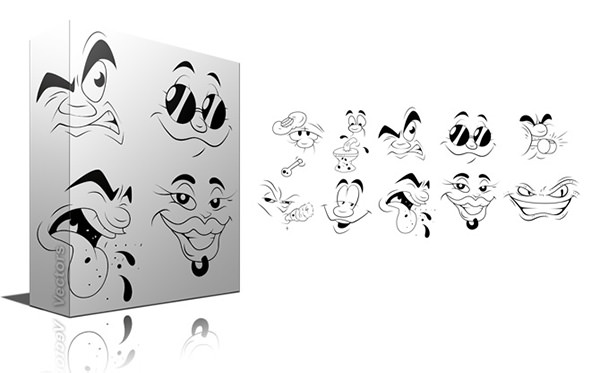 600x373 cartoon sketches, cartoon face sketches free premium templates - Cartoon Drawing Templates