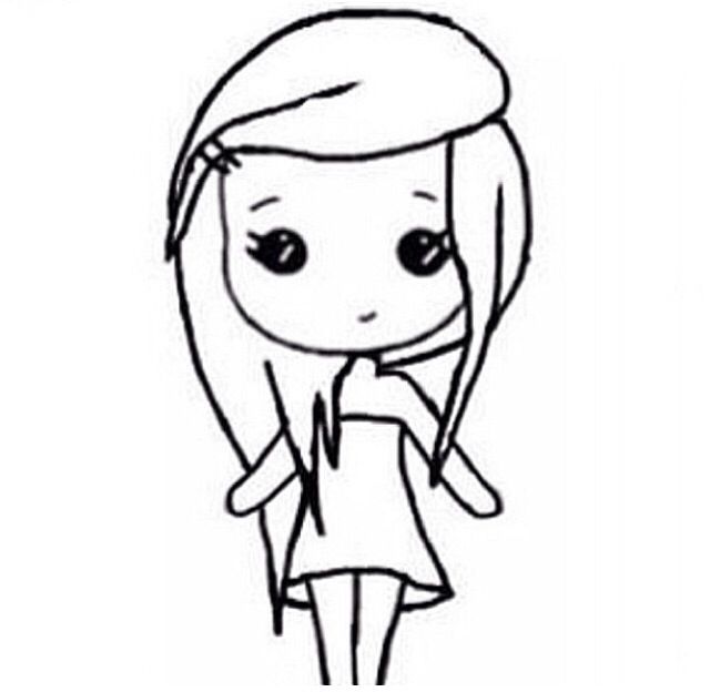 640x624 Chibi Template Icon Chibi Icons - Cartoon Drawing Templates