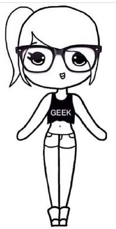 236x466 cute chibi girl from tumblr chibi chibi - Cartoon Drawing Templates