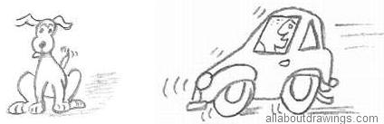 424x137 Cartoon Drawings Of Cars Showroom - Cartoon Drawings Of Cars