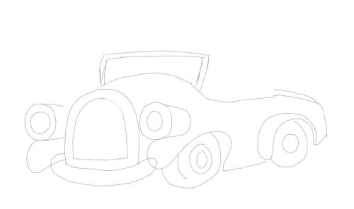 500x296 Cartoon Drawings Of Cars Tutorial Draw Cartoon Cars Three In One - Cartoon Drawings Of Cars