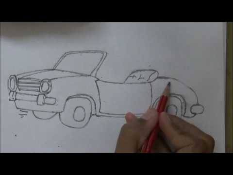 480x360 How To Draw A Car - Cartoon Drawings Of Cars