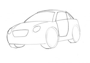 Cartoon Drawings Of Cars at PaintingValley.com | Explore collection of ...