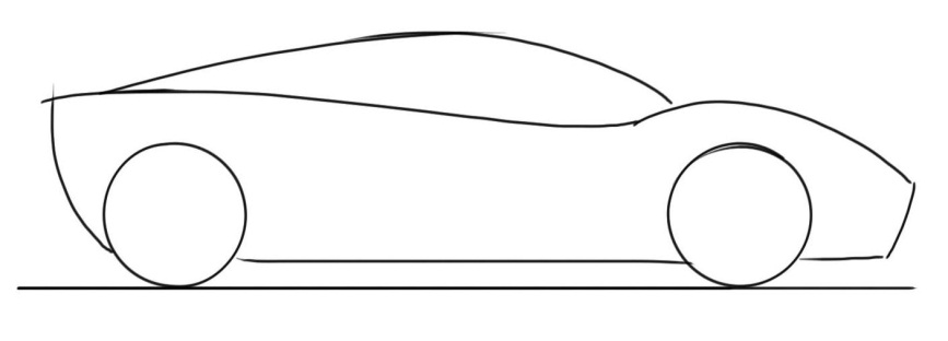 867x312 Really Easy Drawings For Kids - Cartoon Drawings Of Cars