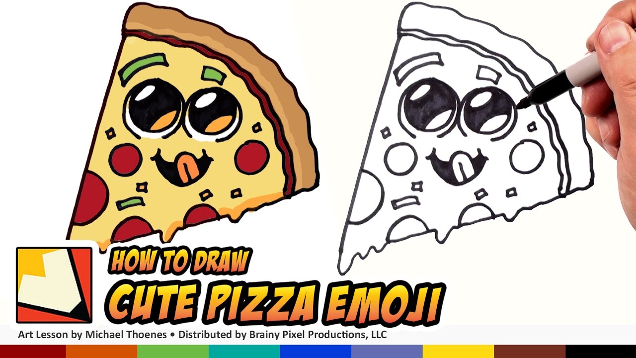1280x720 How To Draw Cute Food - Cartoon Drawings Of Food