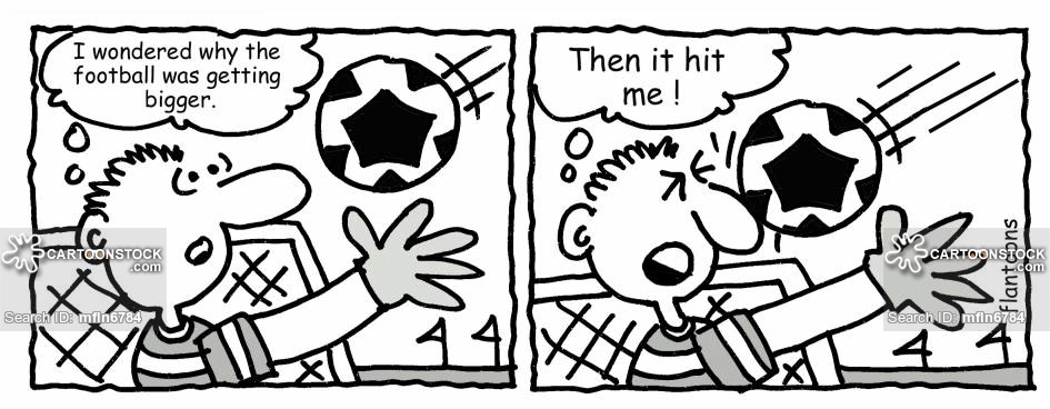 945x368 Football Players Cartoons And Comics - Cartoon Drawings Of Football Players