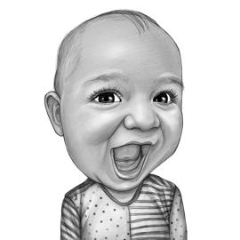 270x270 Custom Kids Drawings Kids Caricatures And Portraits Drawn From Photos - Cartoon Drawings Of Kids