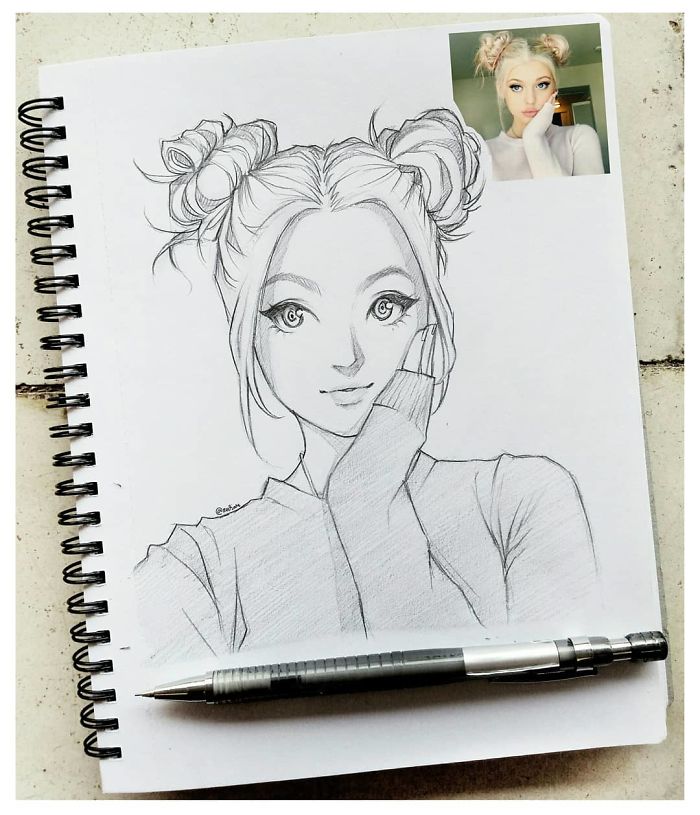 700x815 Indonesian Illustrator Sketches Real People As Cartoons And You - Cartoon Drawings Of People