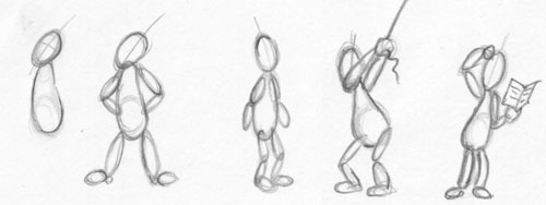 500x188 Learn How To Draw Cartoon People - Cartoon Drawings Of People