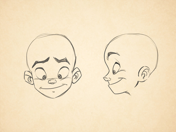 600x450 Cartoon Fundamentals How To Draw Children - Cartoon Ear Drawing