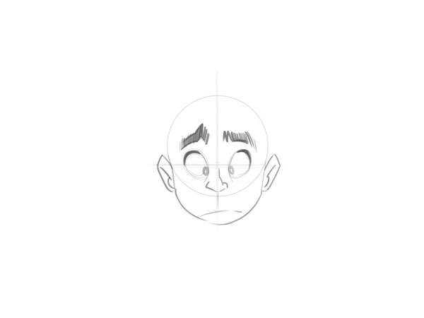 600x450 Cartoon Fundamentals How To Draw A Cartoon Face Correctly - Cartoon Ear Drawing