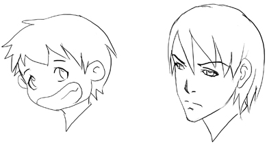 390x211 Draw Ears - Cartoon Ear Drawing