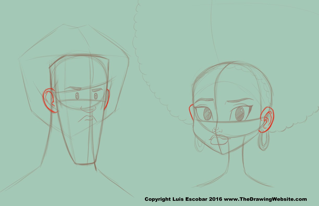 1224x792 Cartoon Ear Formulasthe Drawing Website The Drawing Website - Cartoon Ear Drawing