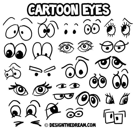 576x548 How To Draw Cartoon Eyes Online Drawing Lessons - Cartoon Eyes Drawing