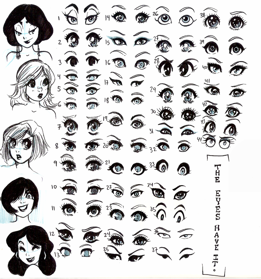 900x964 Cartoon Eyes Drawing Image Drawing Skill - Cartoon Eyes Drawing
