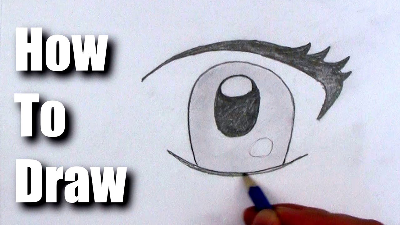 1280x720 How To Draw A Cartoon Eye - Cartoon Eyes Drawing
