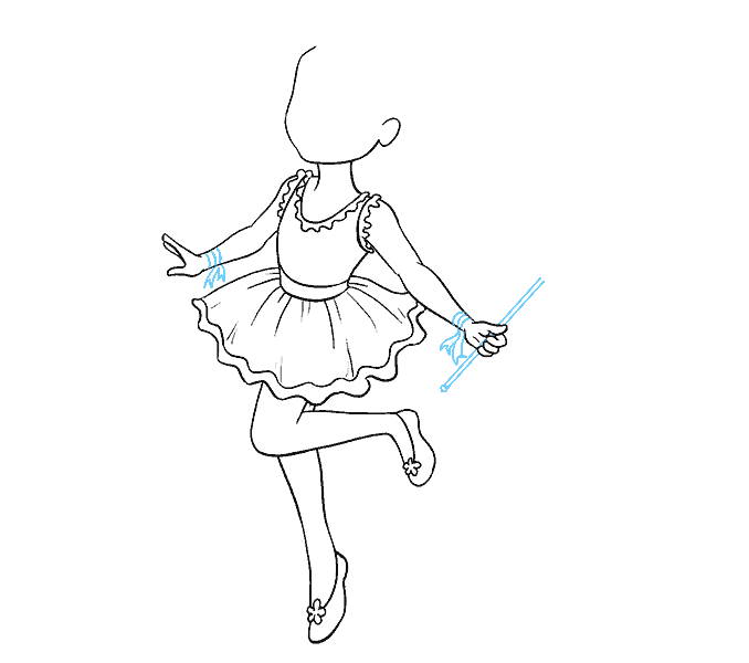 678x600 How To Draw A Fairy In A Few Easy Steps Easy Drawing Guides - Cartoon Fairy Drawing