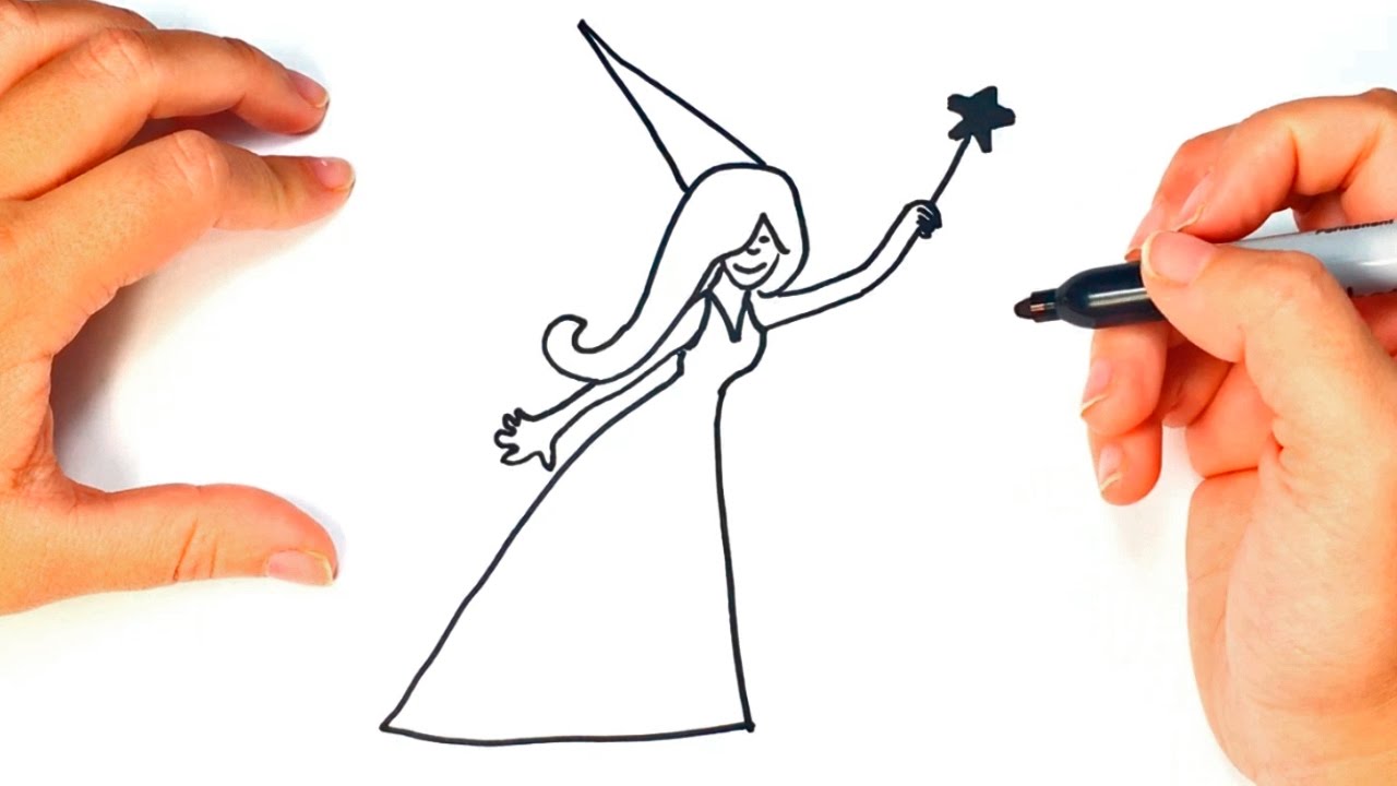 1280x720 how to draw a fairy for kids fairy easy draw tutorial - Cartoon Fairy Drawing