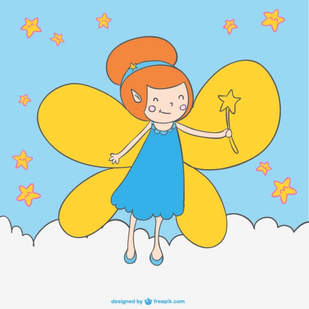 Cartoon Fairy Drawing at PaintingValley.com | Explore collection of ...
