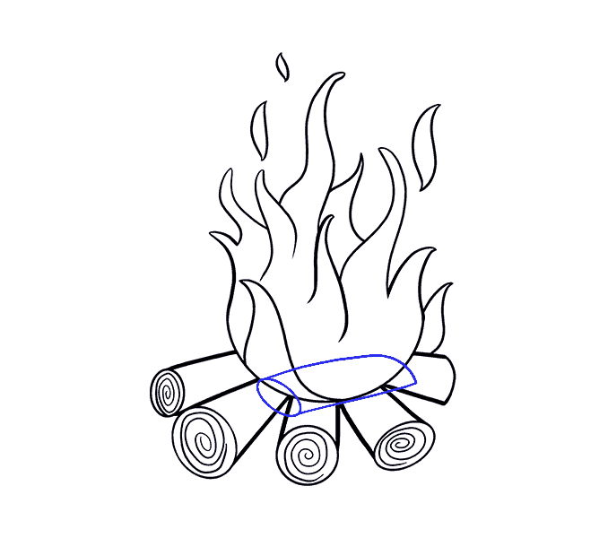 678x600 How To Draw A Fire In A Few Easy Steps Easy Drawing Guides - Cartoon Fire Drawing