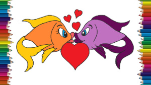 300x169 How To Draw A Cartoon Fish Cute And Easy - Cartoon Fish Drawing