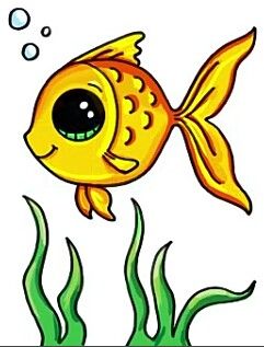 241x317 artdrawings kawaii drawings, cute drawings - Cartoon Fish Drawing