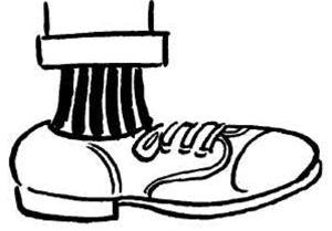 300x209 how to draw cartoon feet shoes when drawing comics cartooning - Cartoon Foot Drawing