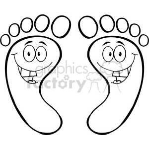 300x300 foot outline clip art feet outline clip art footprint clipart - Cartoon Foot Drawing