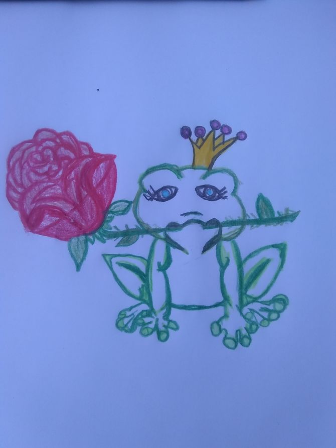 670x893 How To Draw A Cartoon Frog Steps - Cartoon Frog Drawing