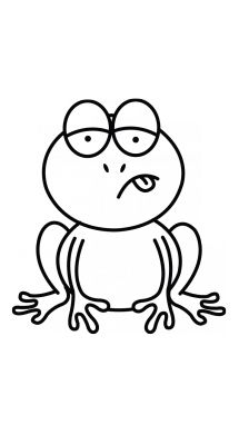 215x382 Drawissimo Kids How To Draw - Cartoon Frog Drawing