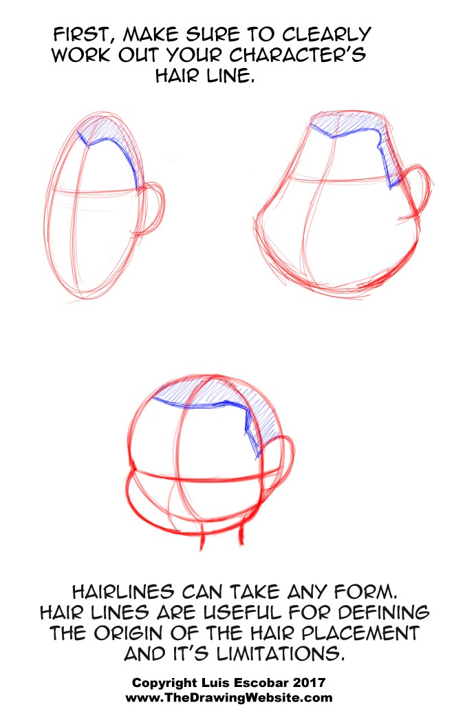 660x1030 Cartoon Hair Lines The Drawing Website - Cartoon Hair Drawing