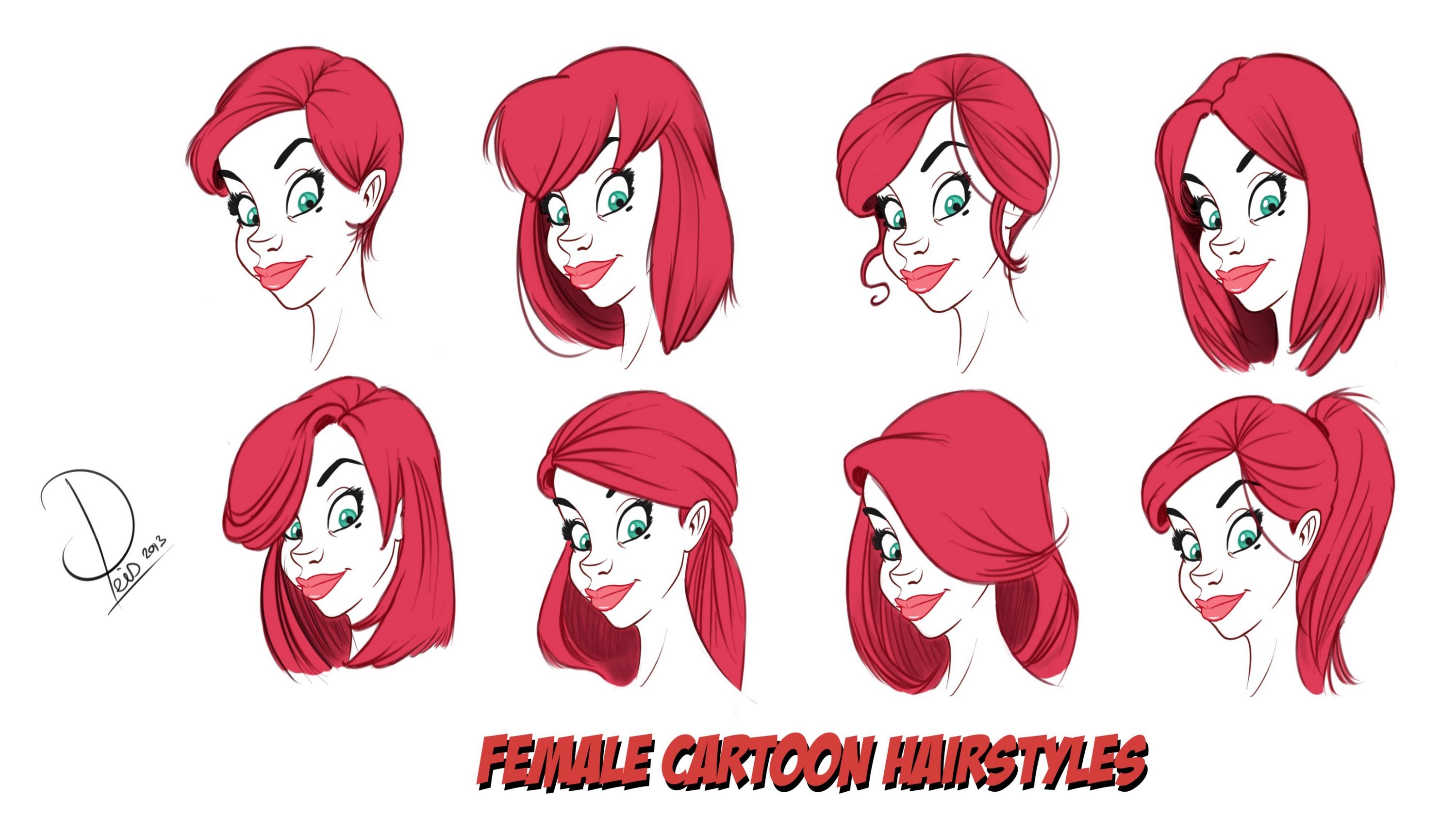 Cartoon Hair Drawing at Explore collection of