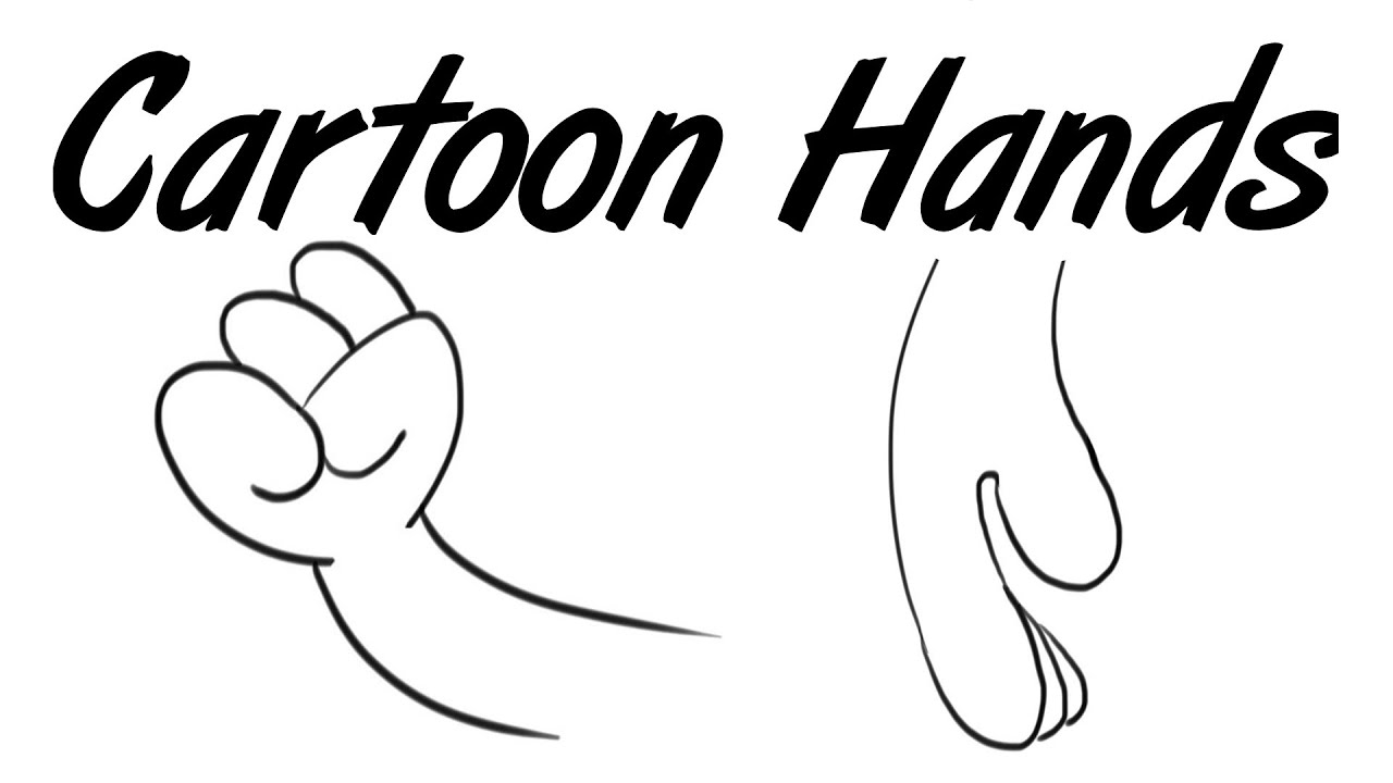 1280x720 How To Draw Cartoon Hands Part - Cartoon Hand Drawing