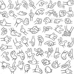 236x237 Cartoon Fundamentals How To Draw Cartoon Hands Design - Cartoon Hand Drawing