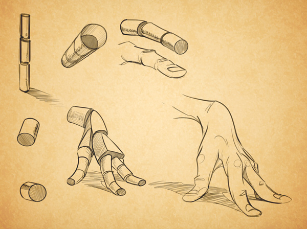 600x448 Cartoon Fundamentals How To Draw Cartoon Hands - Cartoon Hand Drawing