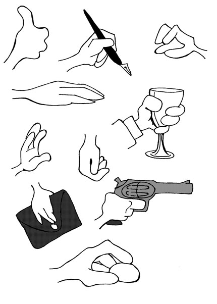 430x602 Cartoon Hands - Cartoon Hand Drawing