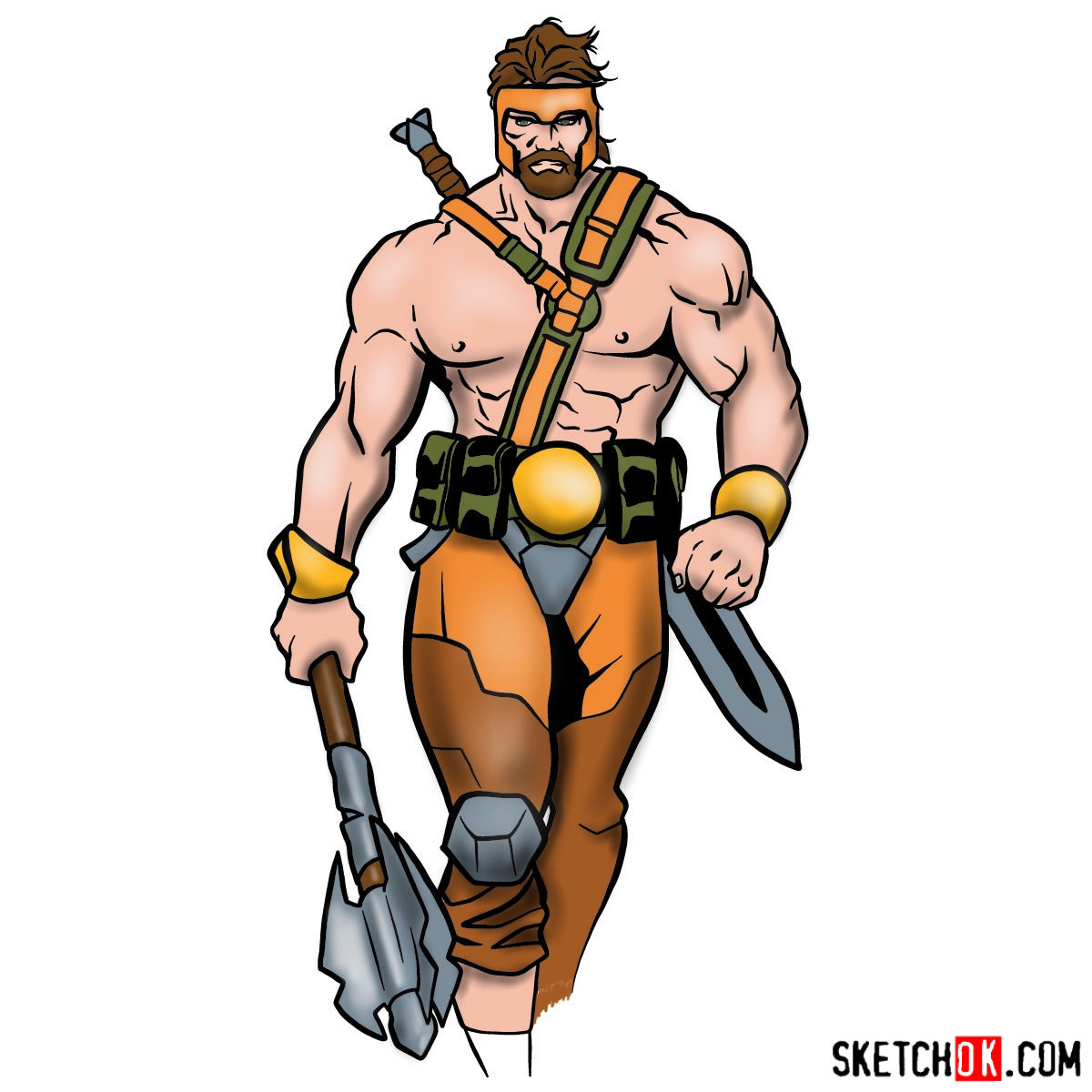 1200x1200 how to draw hercules - Cartoon Hero Drawing