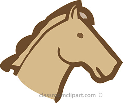 400x334 Horse Head Cartoon Clip Art - Cartoon Horse Head Drawing