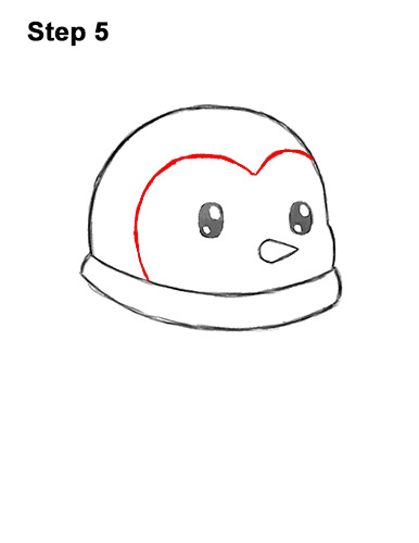 386x500 How To Draw A Penguin - Cartoon Human Drawing