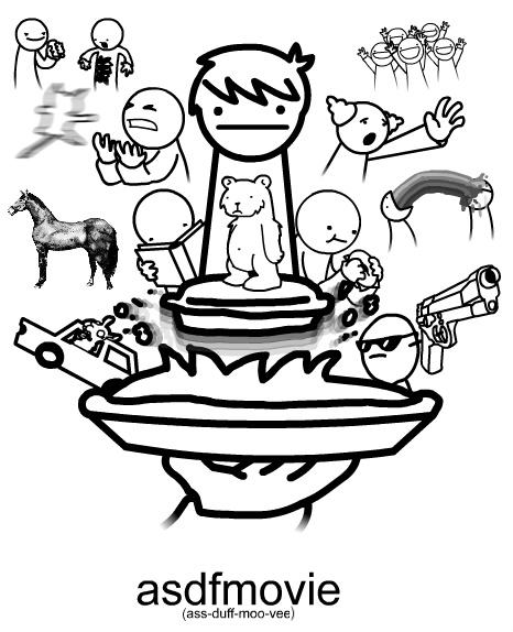466x574 Asdfmovie Know Your Meme - Cartoon Line Drawing