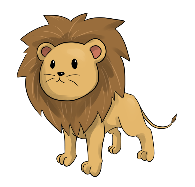 Cartoon Lion Face Drawing at PaintingValley.com | Explore collection of