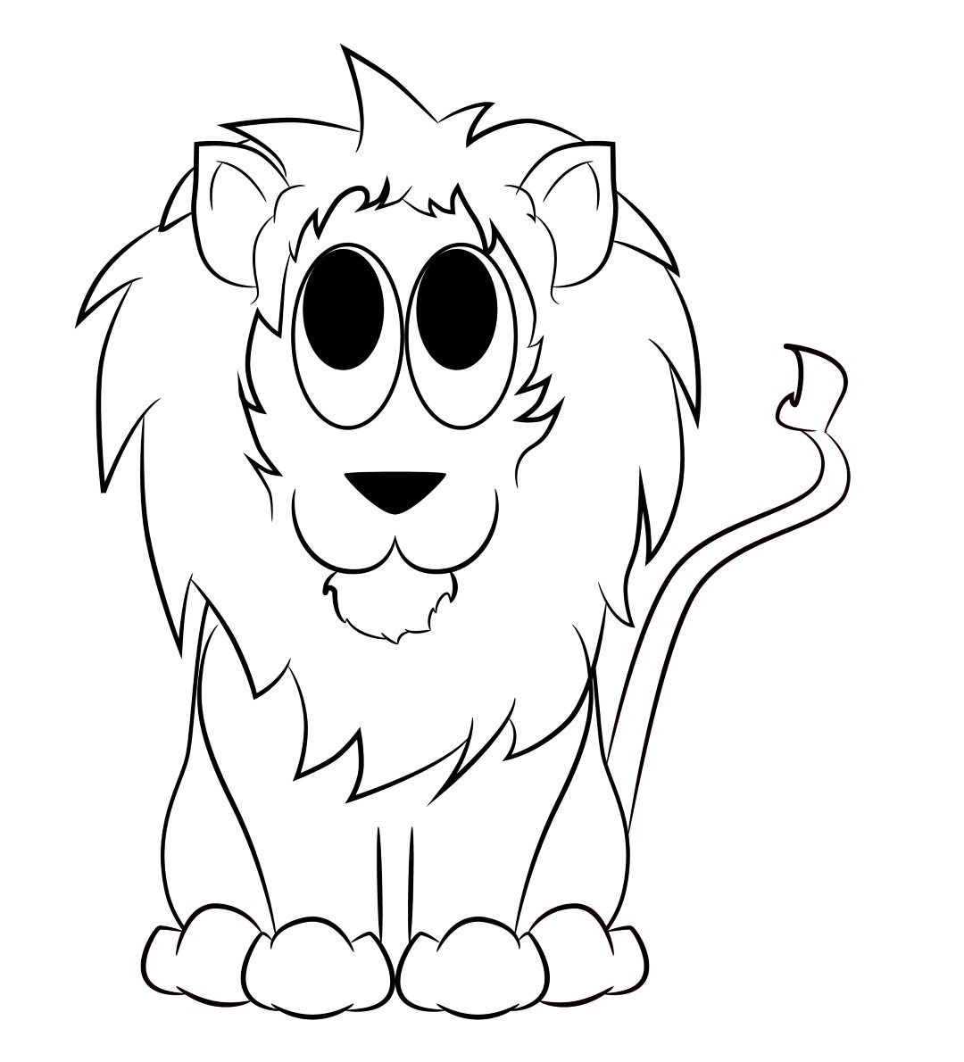 1080x1190 Lion Cartoon Drawings Image Group - Cartoon Lion Face Drawing