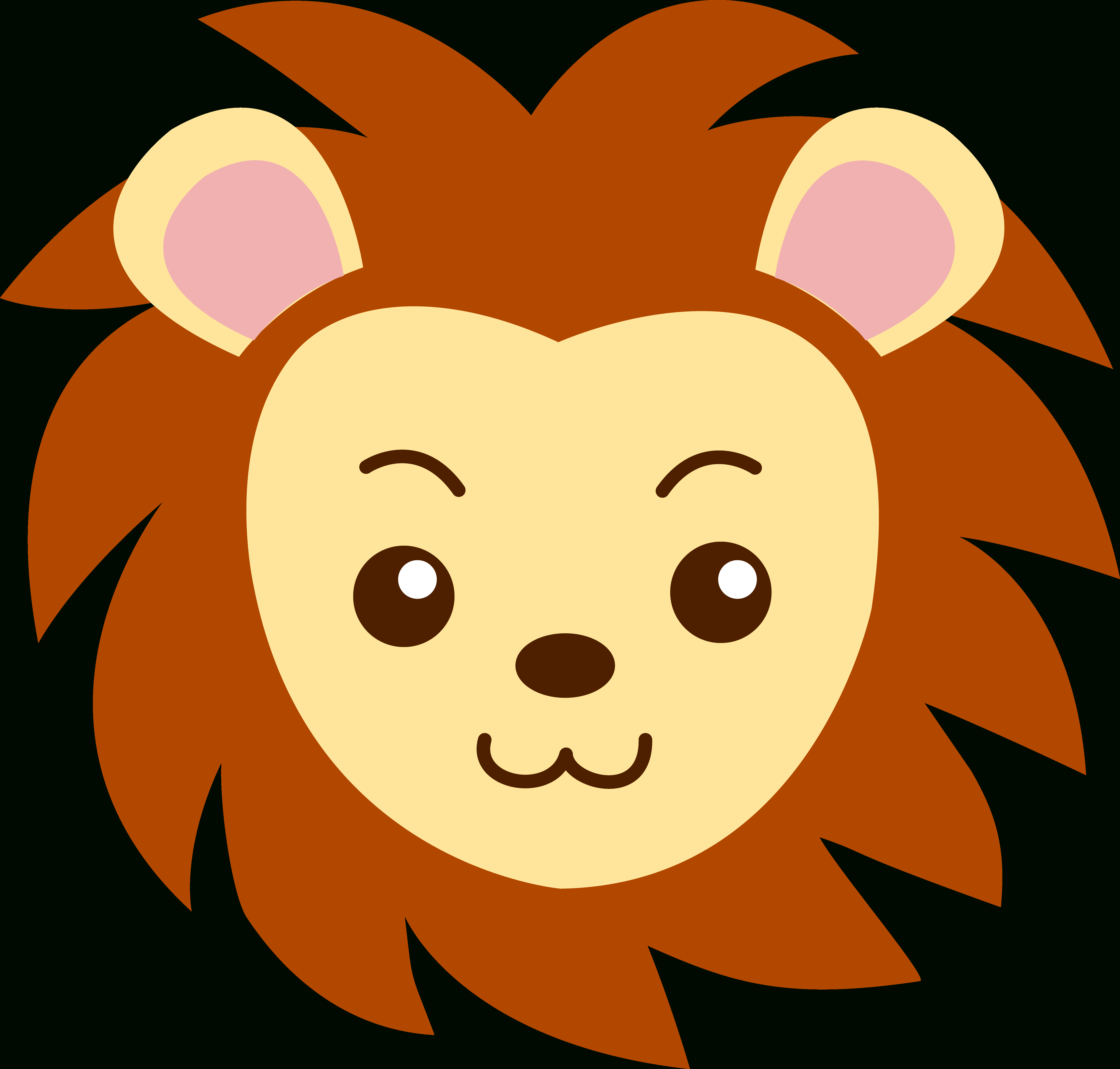 Cartoon Lion Face Drawing at Explore collection of