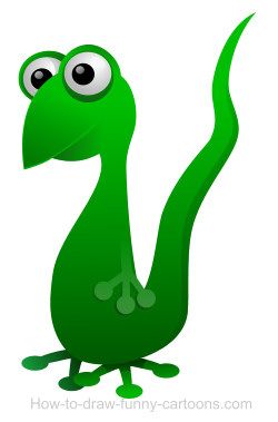 250x379 drawing a lizard cartoon cartoon animals cartoon lizard, easy - Cartoon Lizard Drawing